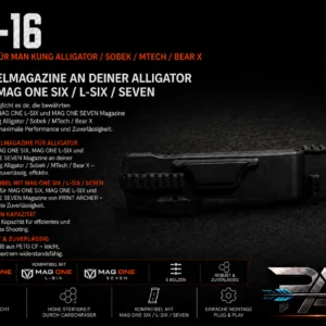 PA-16 | Adapter für Man Kung Alligator/Sobek/MTech/Bear X